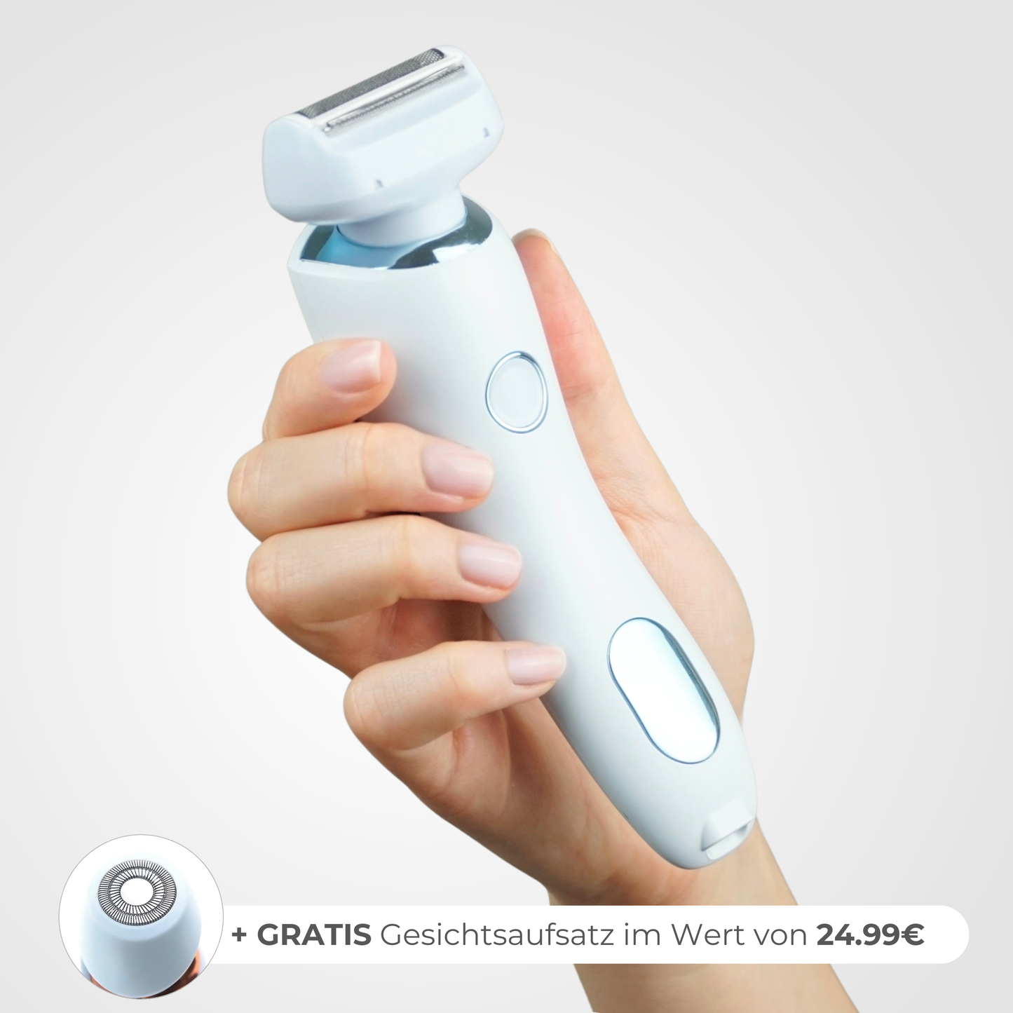 SkinGlow™ Pro - Nanorasierer für seidig glatte Haut in Sekunden