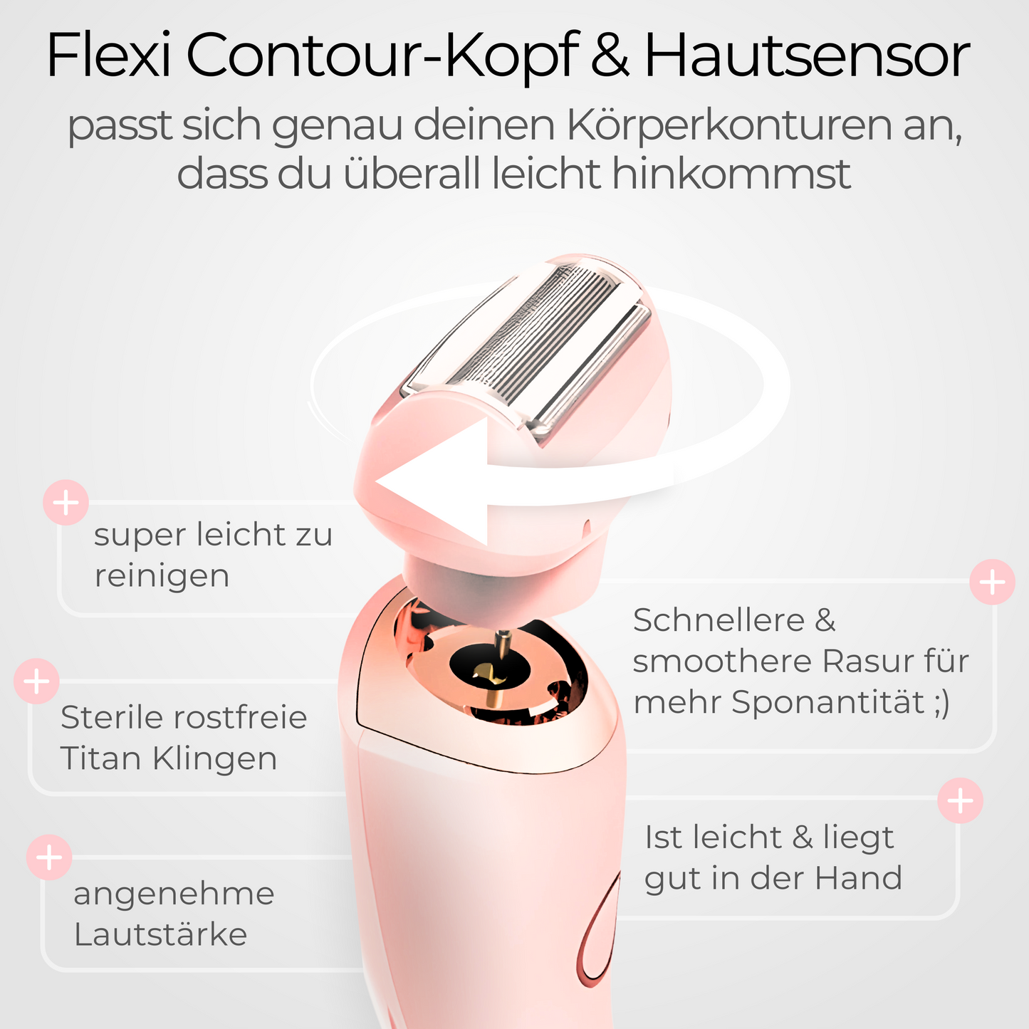 SkinGlow™ Pro - Nanorasierer für seidig glatte Haut in Sekunden