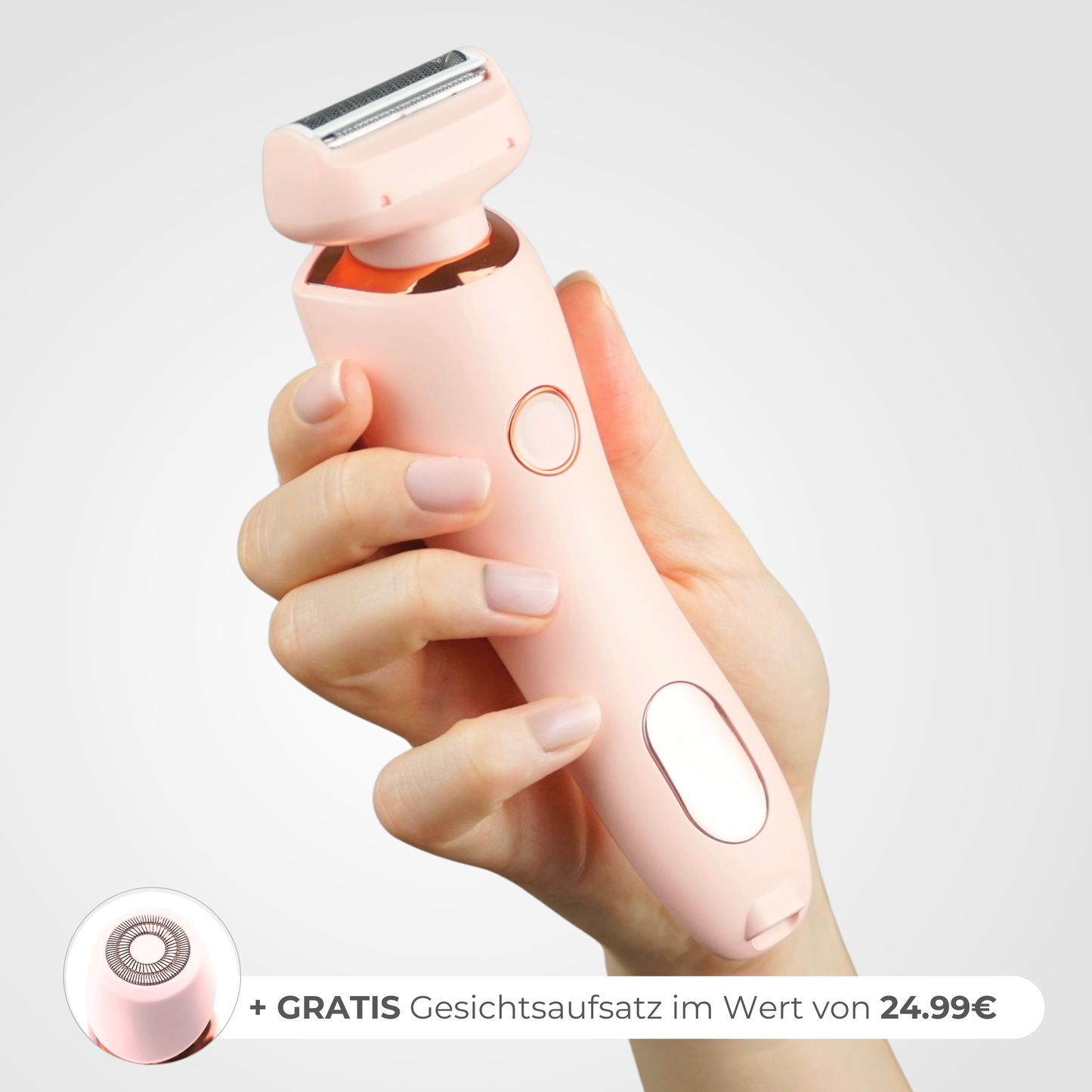 SkinGlow™ Pro - Nanorasierer für seidig glatte Haut in Sekunden