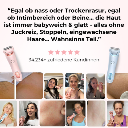 SkinGlow™ Pro - Nanorasierer für seidig glatte Haut in Sekunden