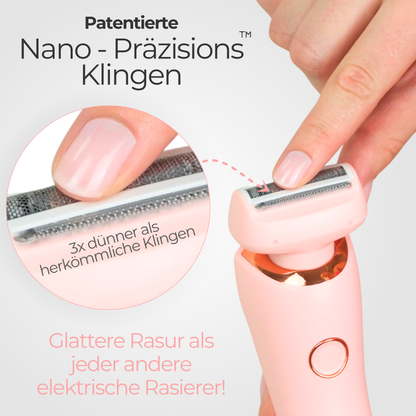 SkinGlow™ Pro - Nanorasierer für seidig glatte Haut in Sekunden
