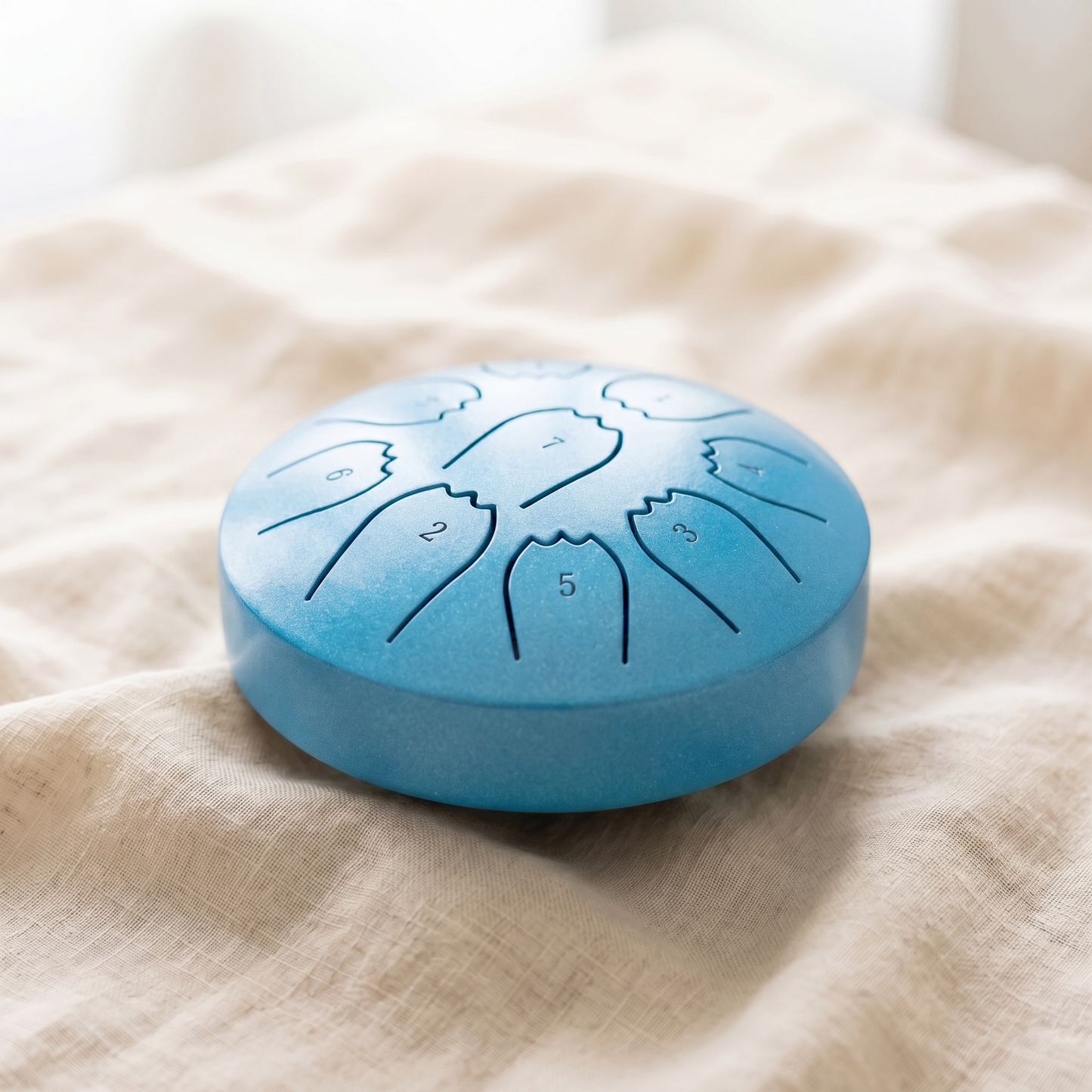 Standard rain drum in sky blue pearl finish