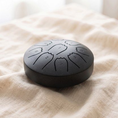 Standard rain drum in charcoal matte black finish