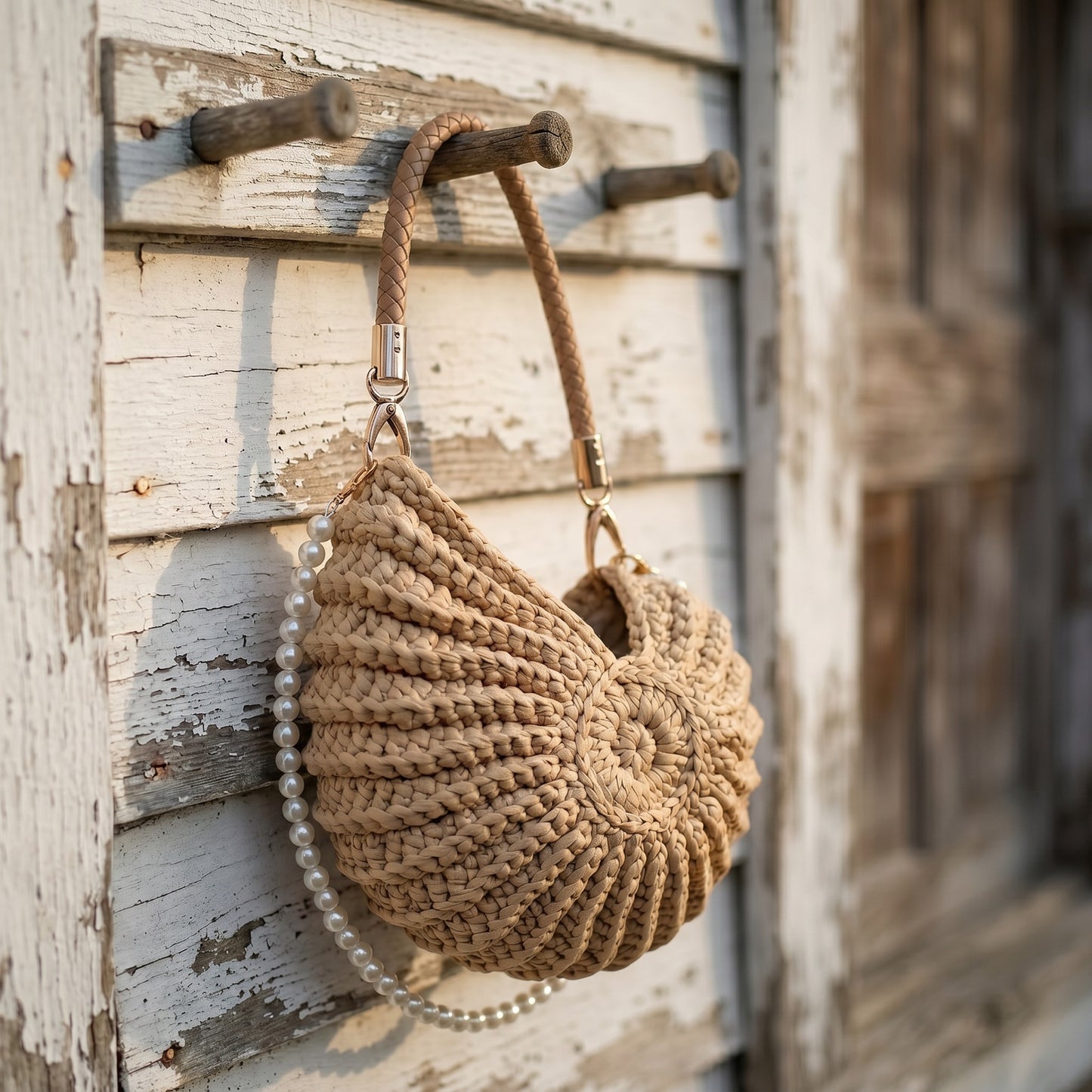 The braided cotton top-handle
